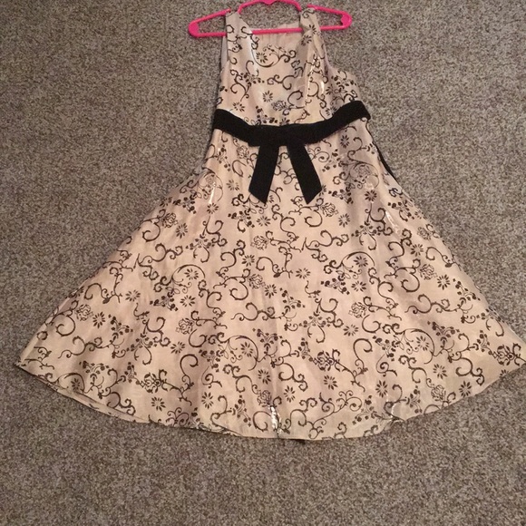 Other - Gold and Black little girl holiday dress.